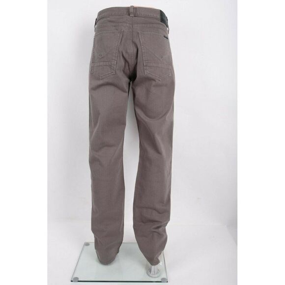 Hudson Mens Jeans Denim Byron Straight Dark Green Mid rise Size 38 NWT - Picture 5 of 10